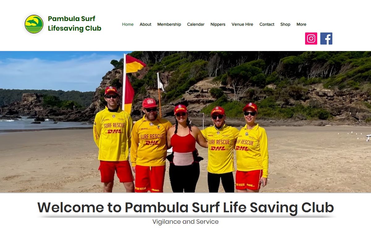 Home | Pambula Surf Life Saving Club
