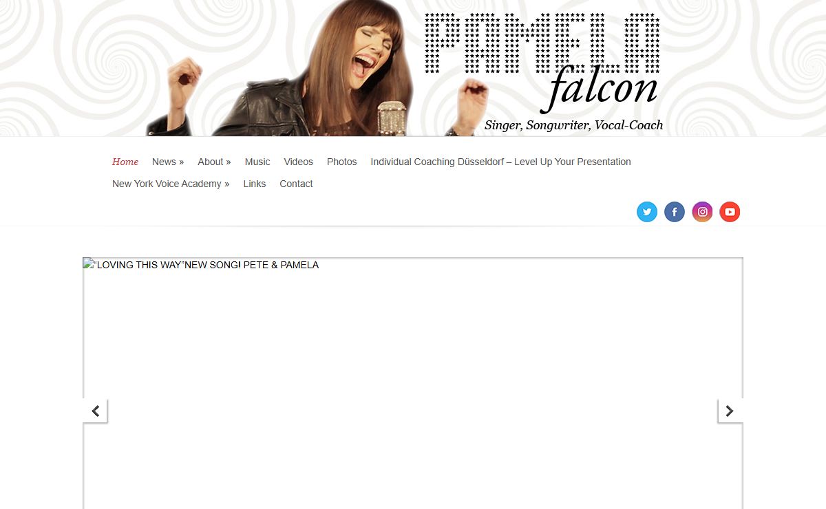 Pamela Falcon | Singer, Songwriter, Vocal-Coach