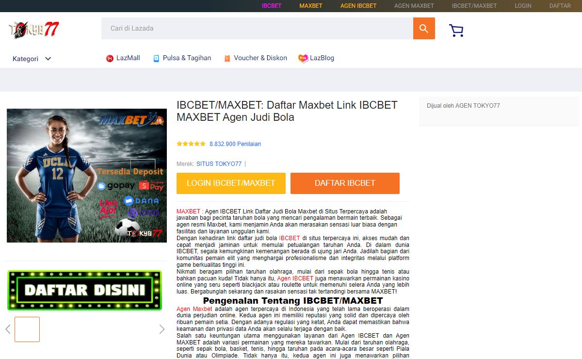 IBCBET/MAXBET: Daftar Maxbet Link IBCBET MAXBET Agen Judi Bola
