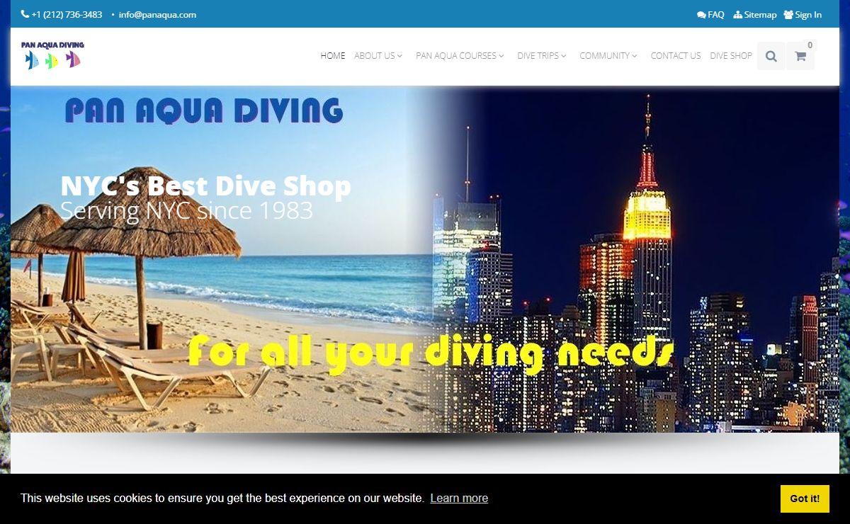 New York City's Full Service Dive Facility