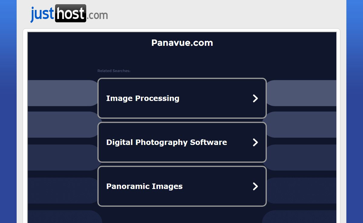Welcome panavue.com - Justhost.com