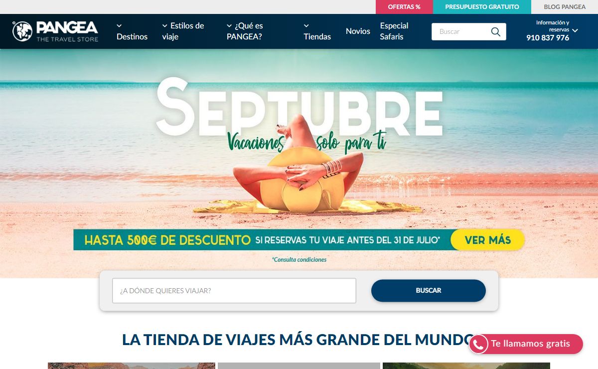 PANGEA The Travel Store | La agencia de viajes a medida ✈