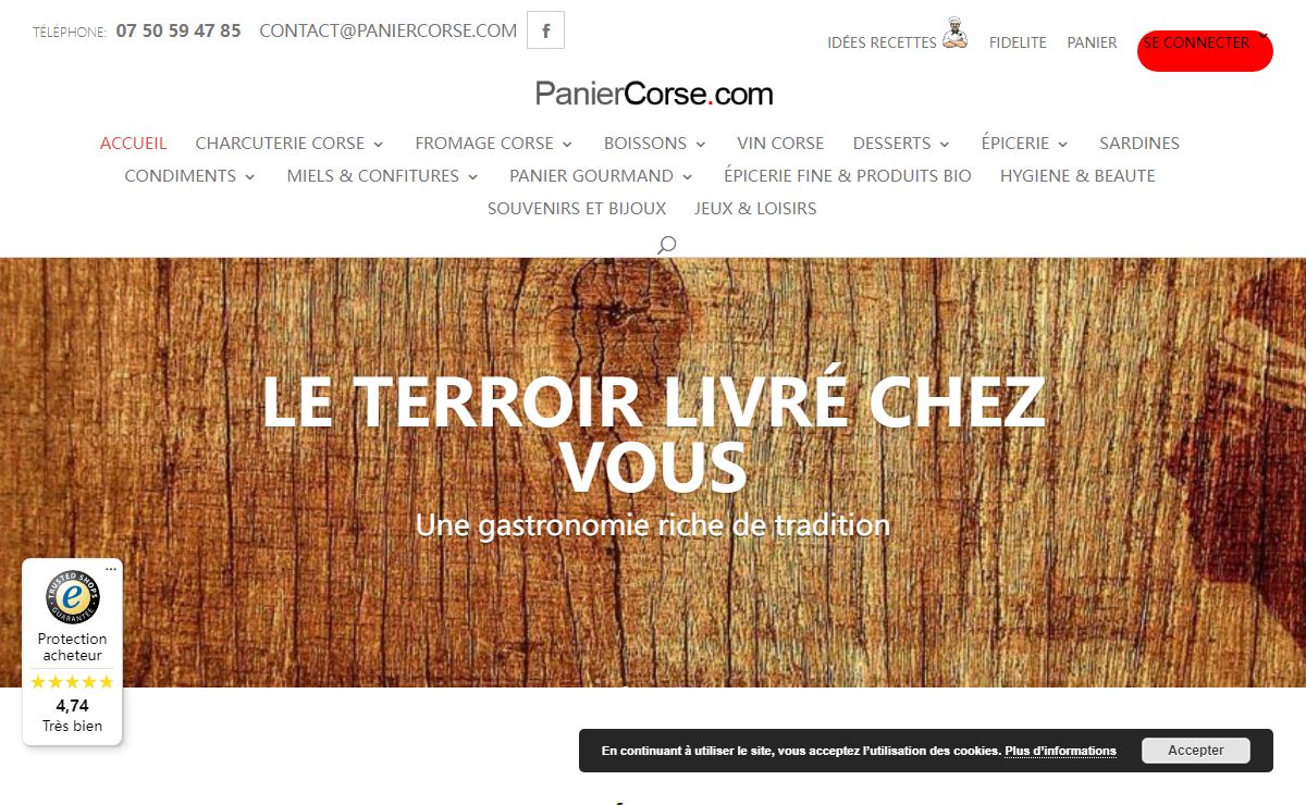 Produits Corses | Panier Corse | N°1 De La Vente En Ligne
