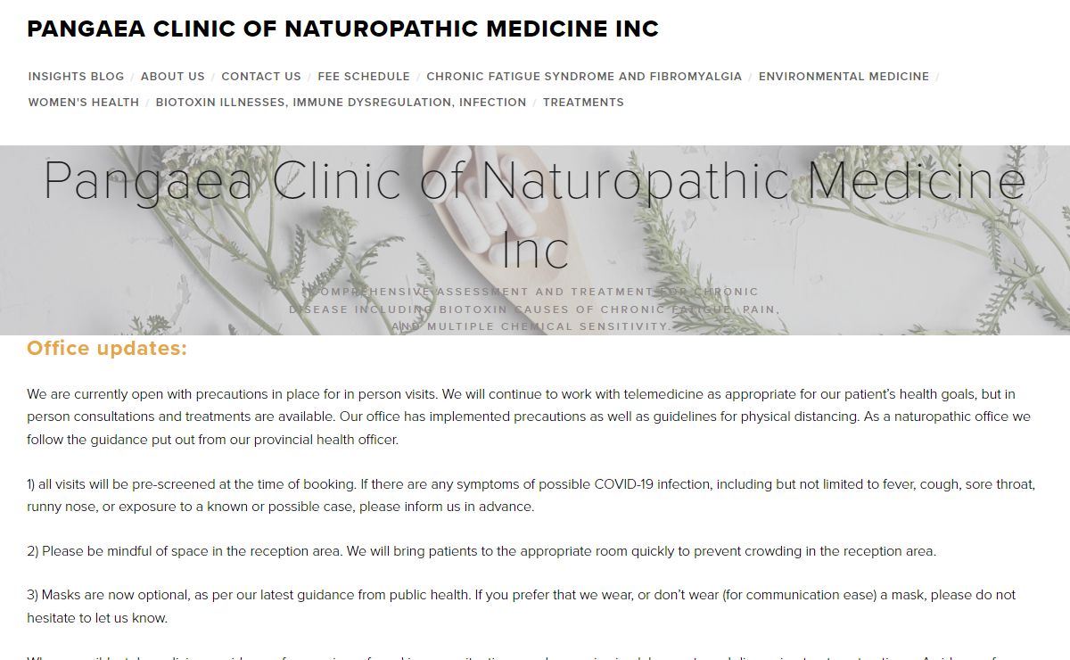 Pangaea Clinic of Naturopathic Medicine Inc