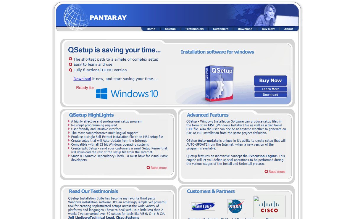 Windows installation software, software setup program by Pantaray Research.