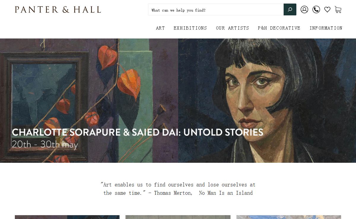 Panter & Hall: British and Scottish Art - Paintings, Prints, Sculpture – Panter and Hall
