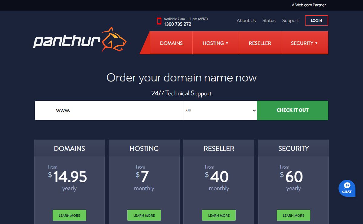 Web Hosting Australia | Website Hosting | 24/7 Support | Panthur