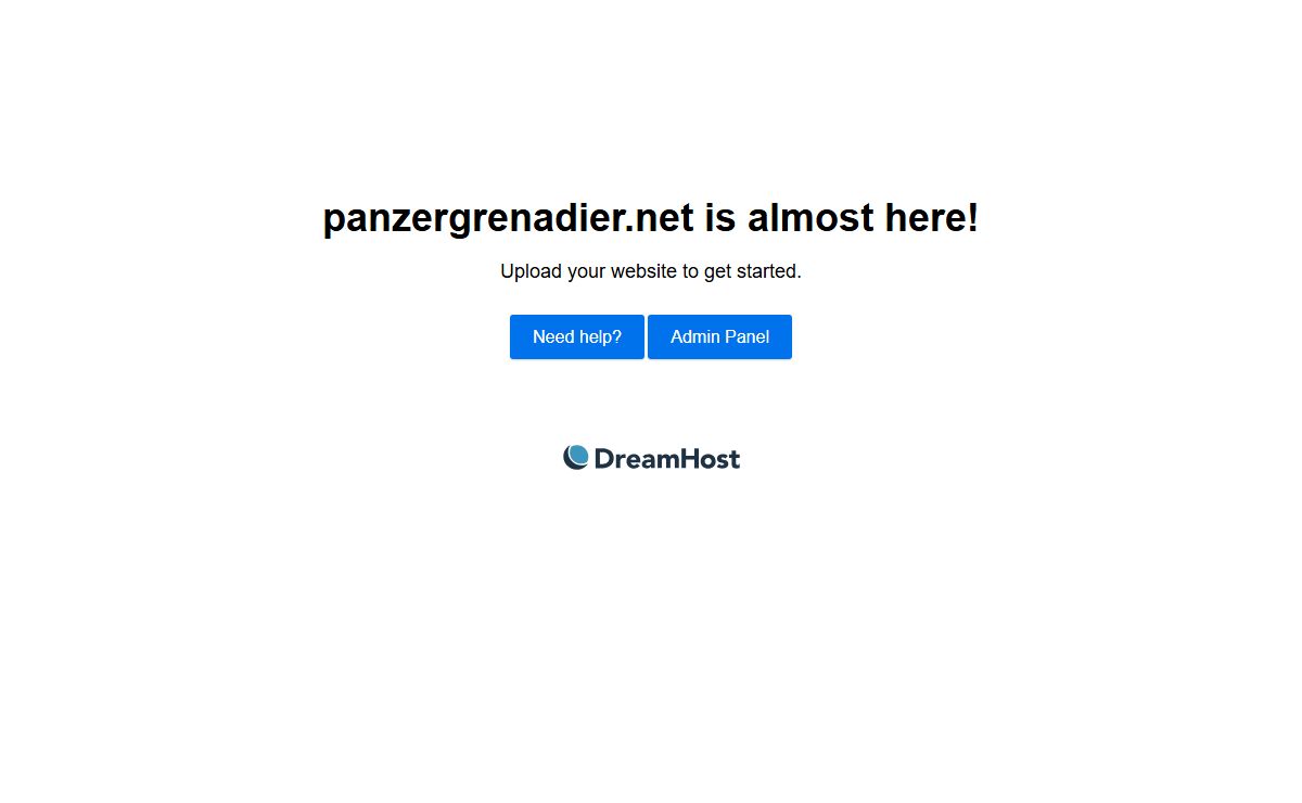 panzergrenadier.net is almost here!