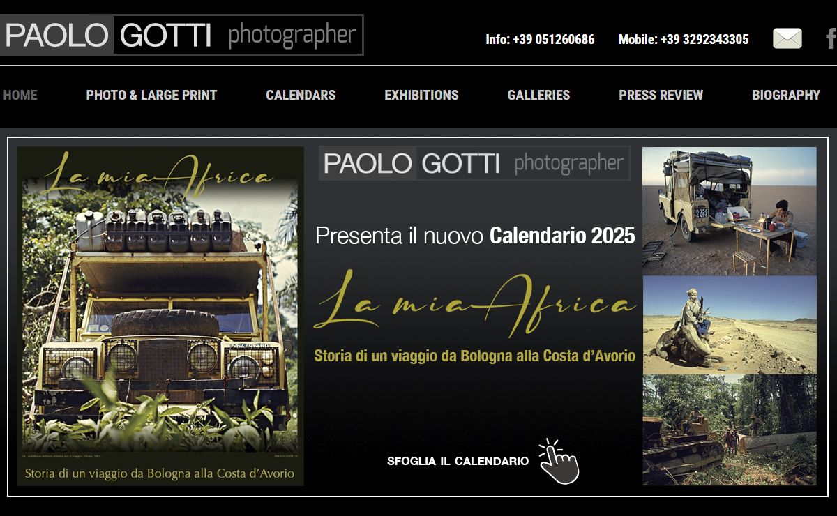 Paolo Gotti Fotografo - Foto d'autore, immagini e pannelli digitali di grande formato, calendari a tema