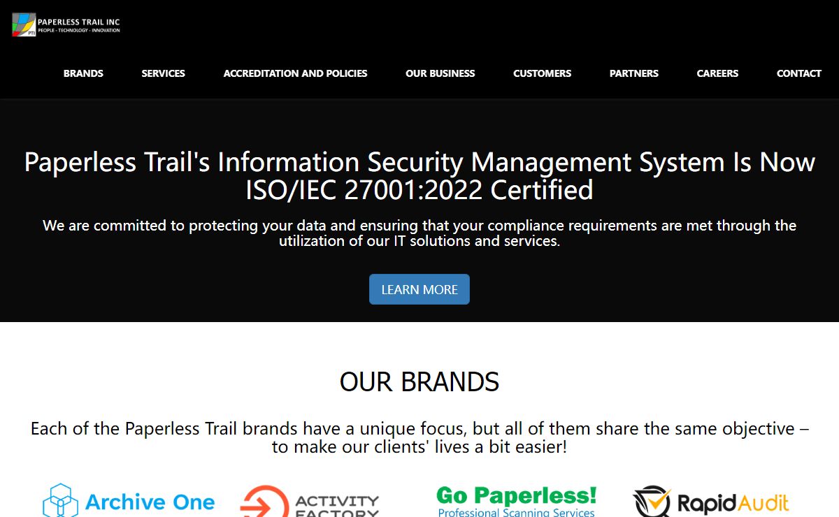Paperless Trail Inc. - We create and deliver software for business
