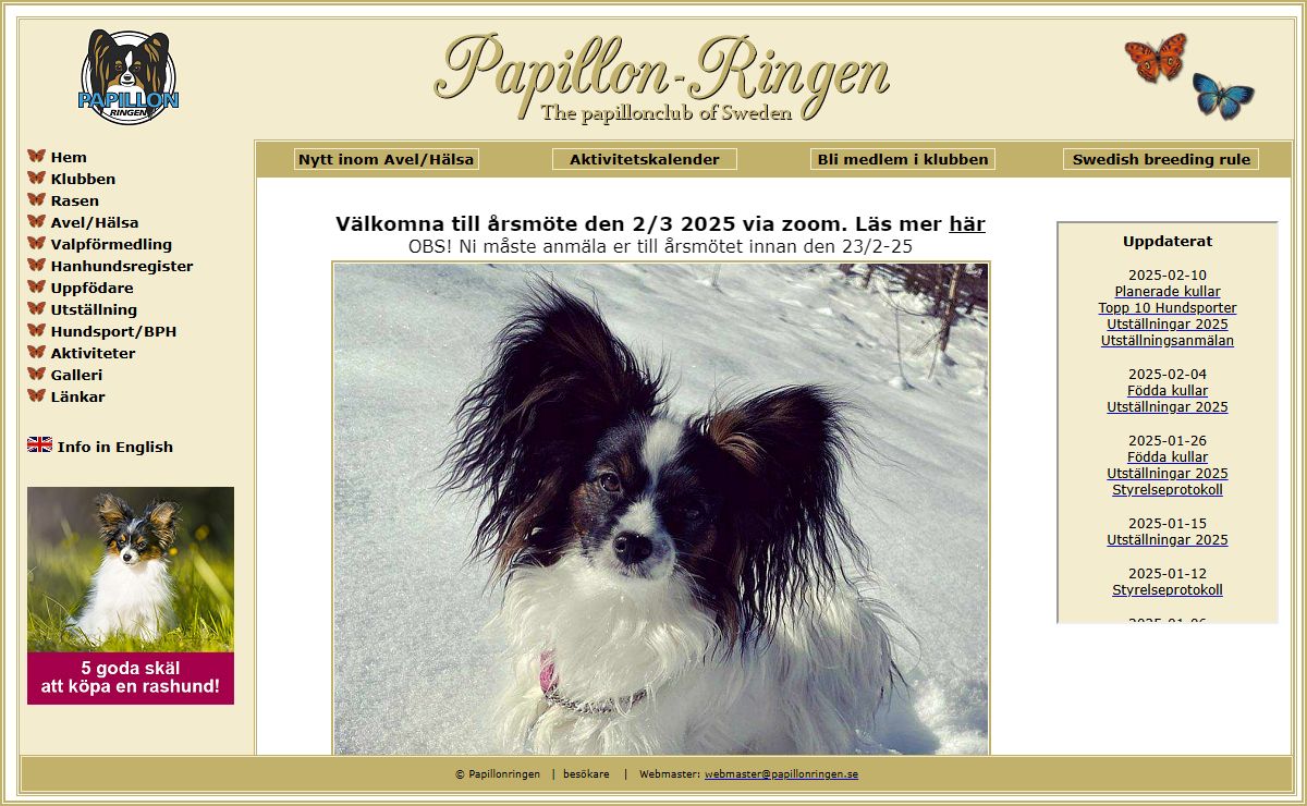 Välkommen till Papillon-Ringen