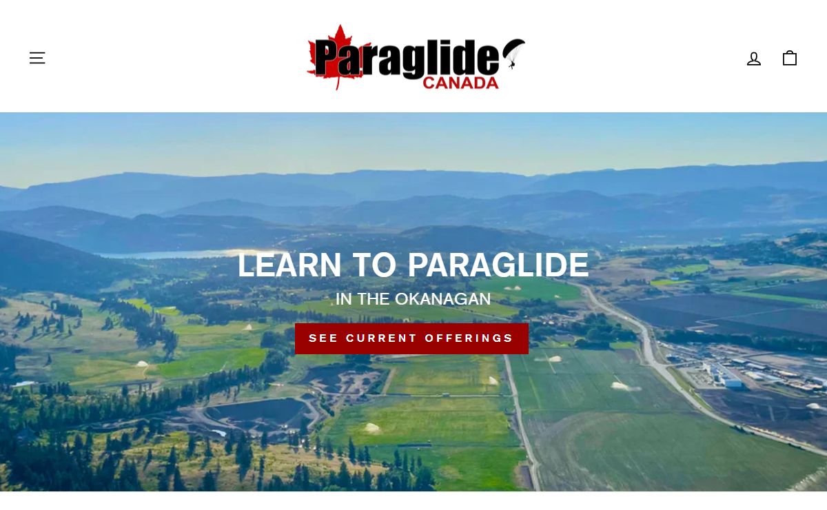 Paraglide Canada | Paragliding Training & Equipment | Vernon | Kelowna