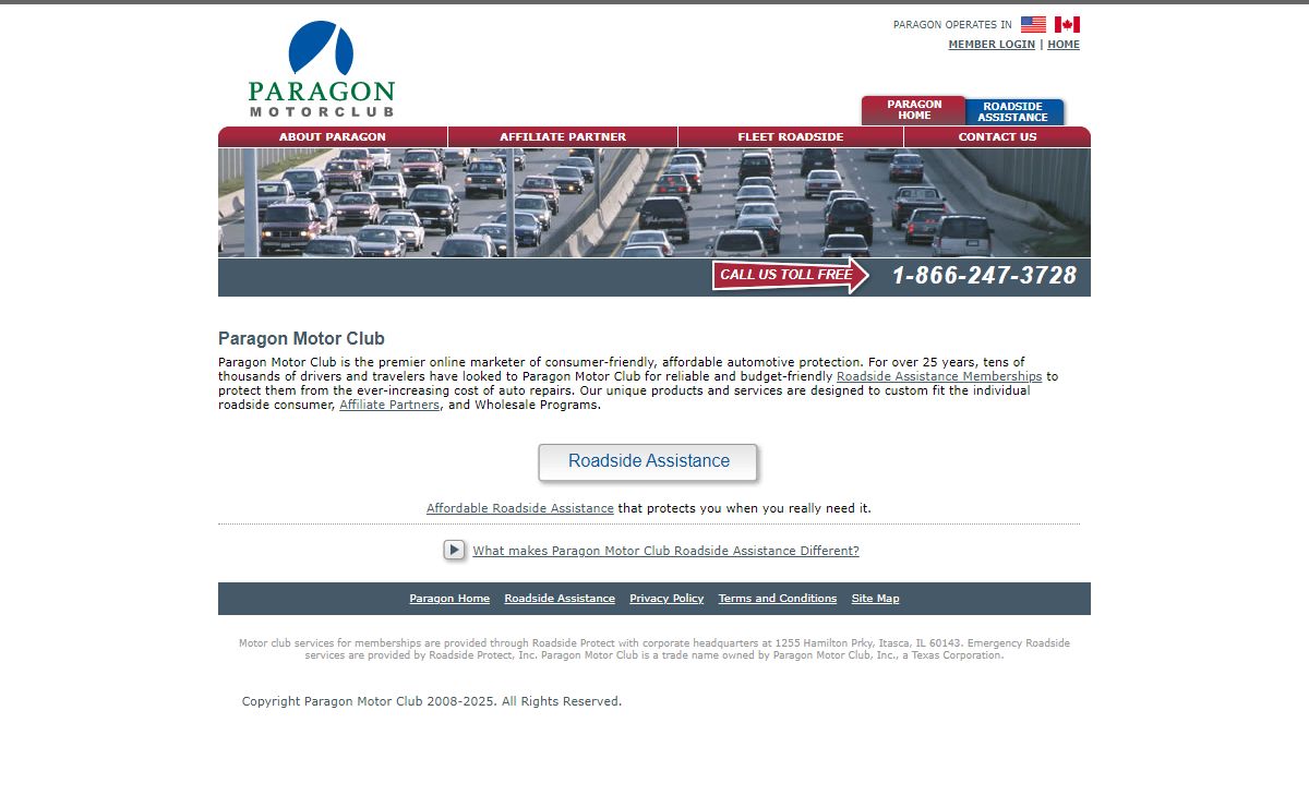 Paragon Motor Club, the premier provider of auto club services