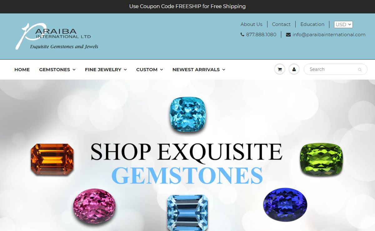 Paraiba International | Exquisite Gemstones and Jewels | Since 1970