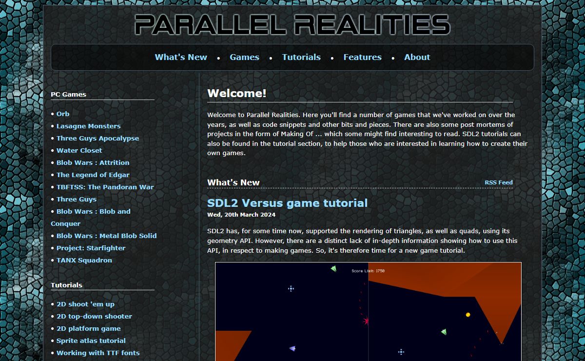 Welcome - parallelrealities.co.uk