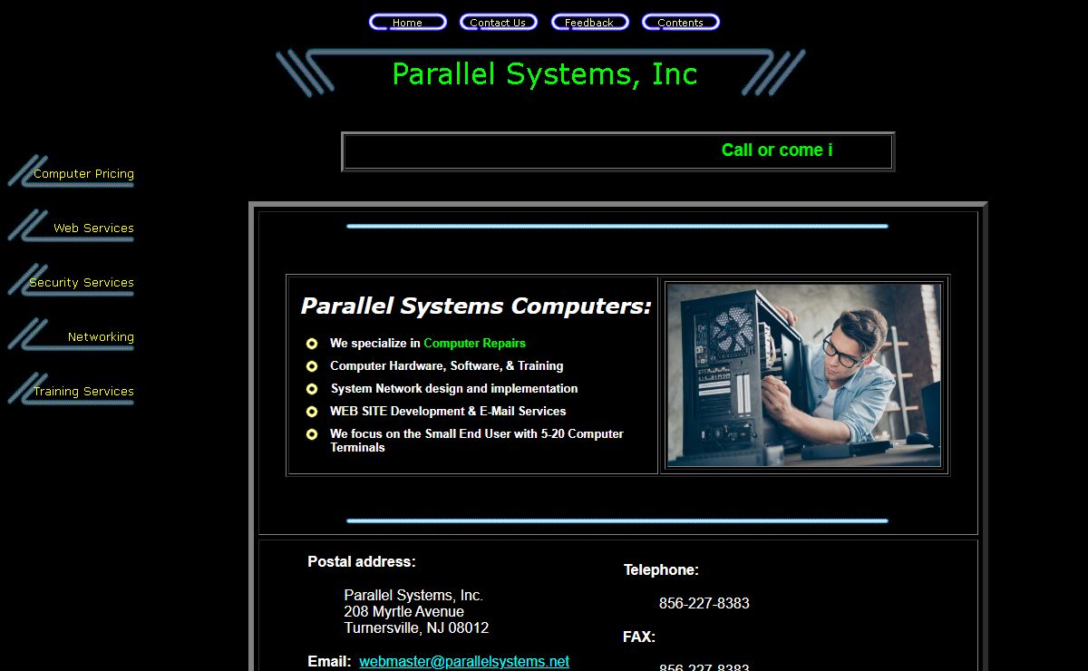 Parallel Systems Computer Repair