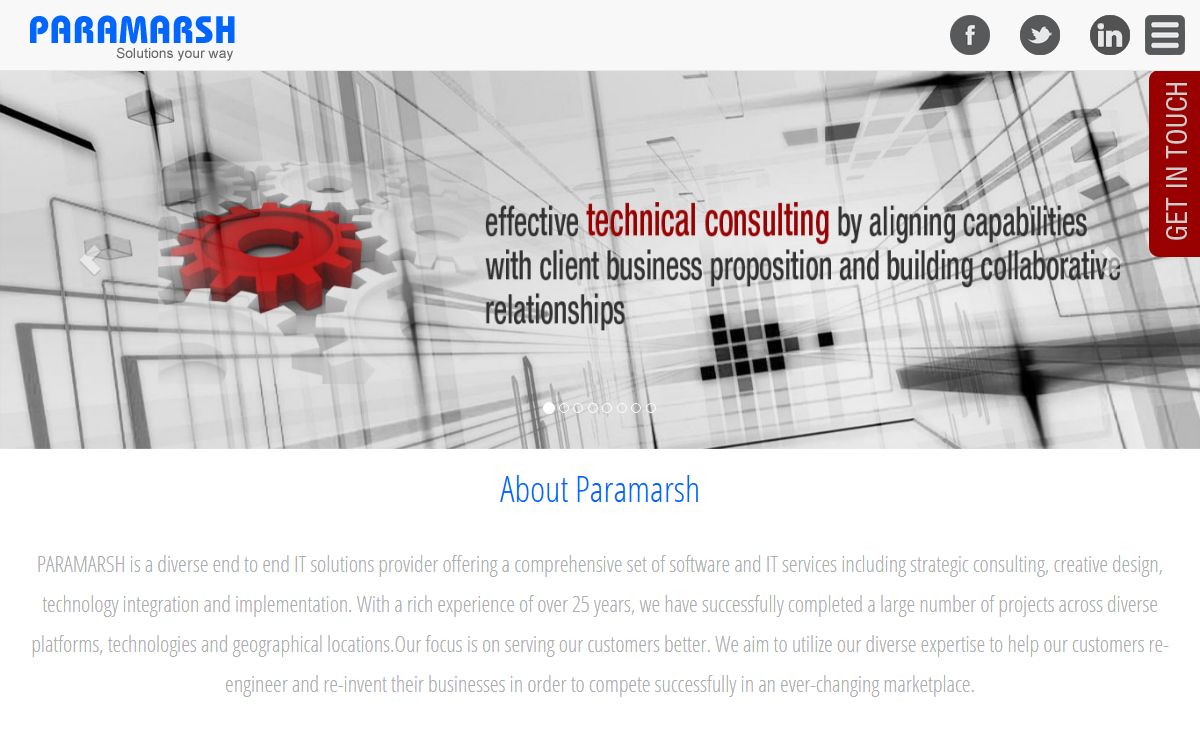 Welcome to Paramarsh Informatic Pvt. Ltd.