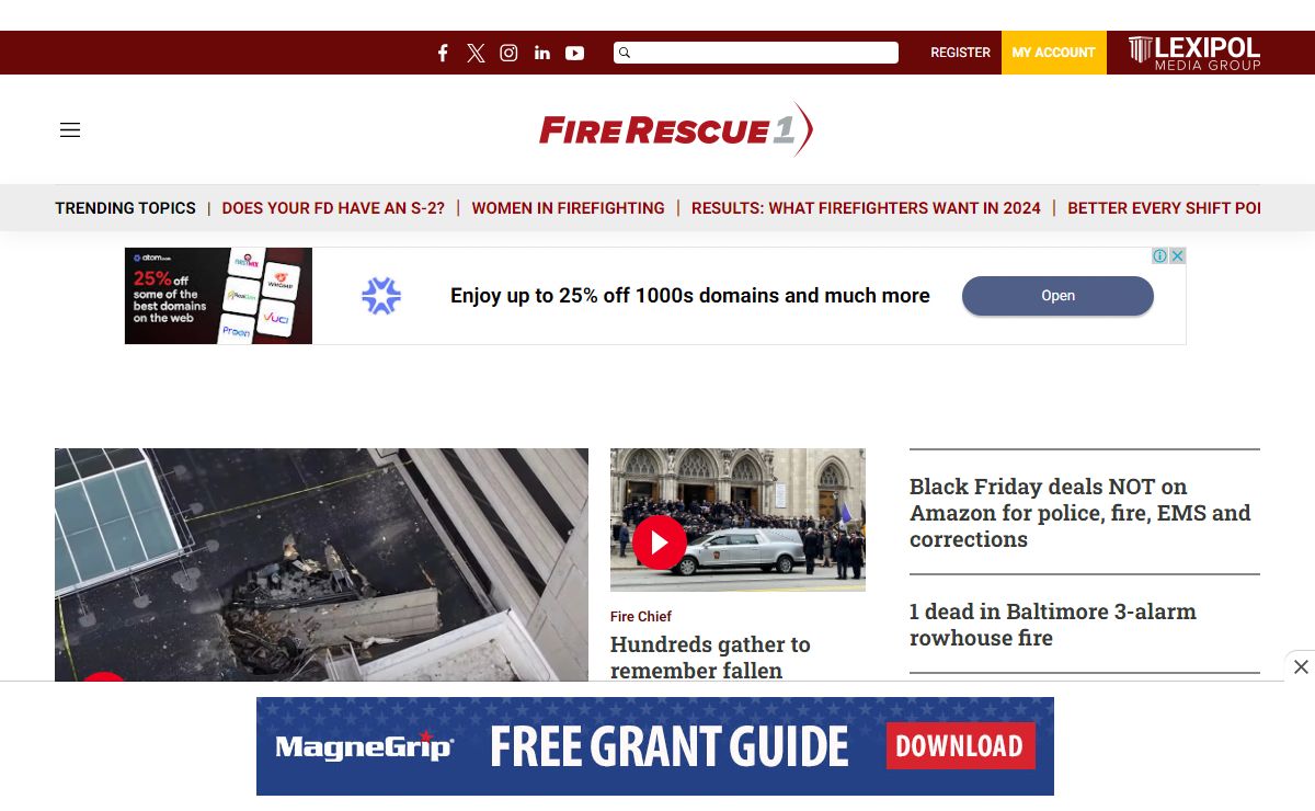 News, Training, Products for Firefighters, Fire Service Professionals