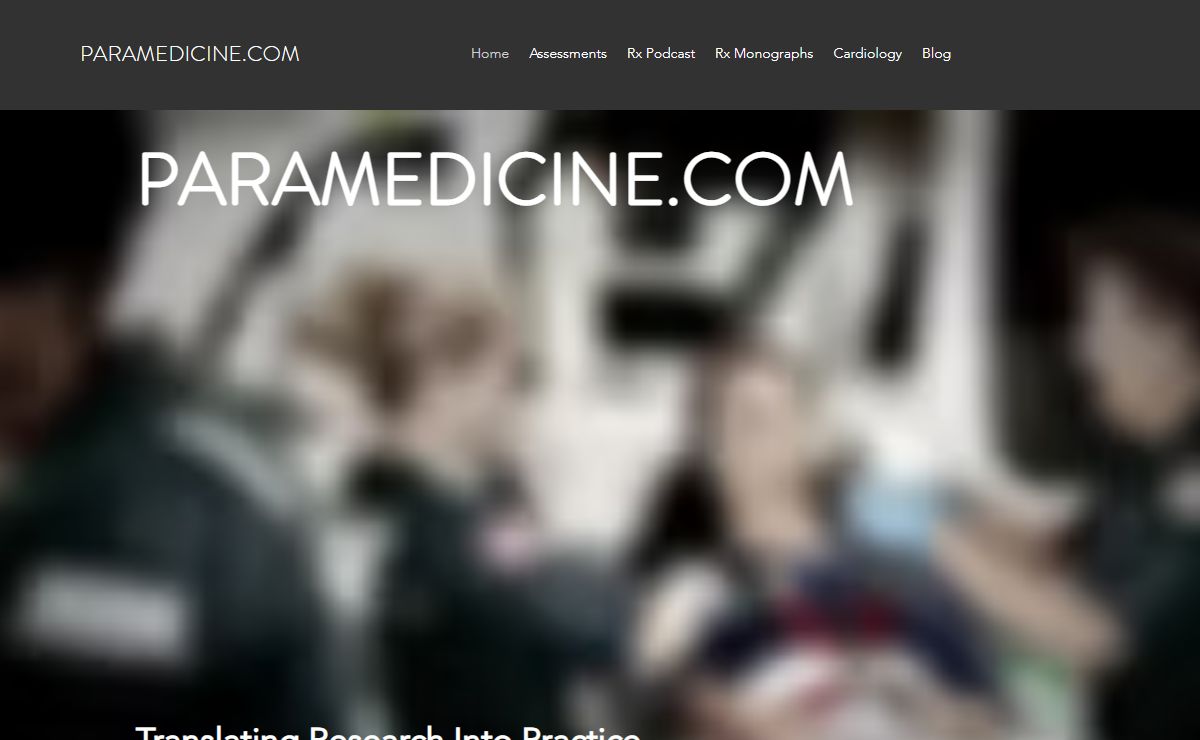 Home | Paramedicine.com