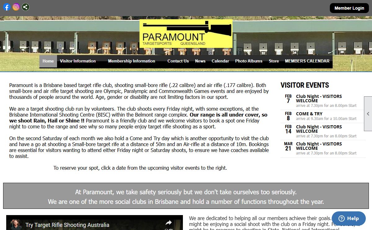 Home - Paramount Targetsports