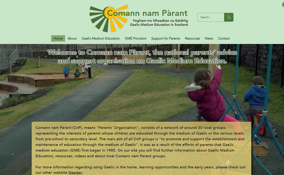 Gaelic Education | Comann Nam Parant