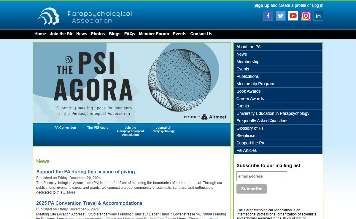 The Parapsychological Association
