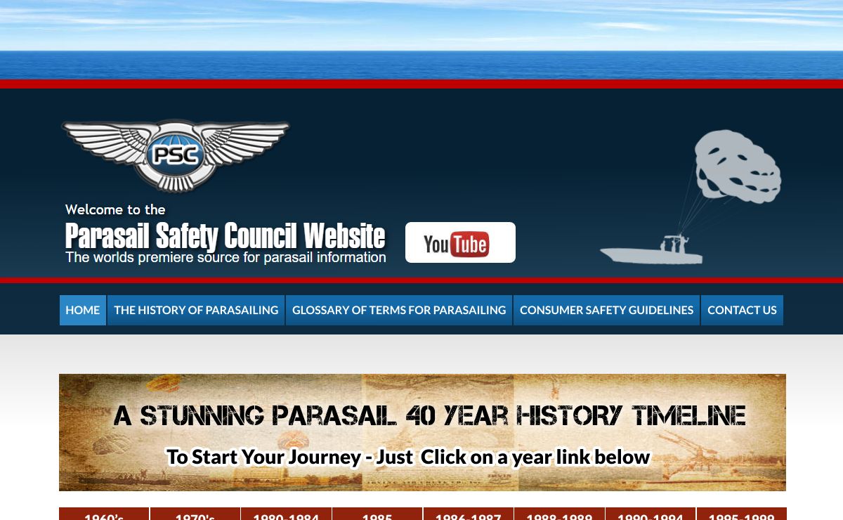 Welcome to the Parasail Safety Council