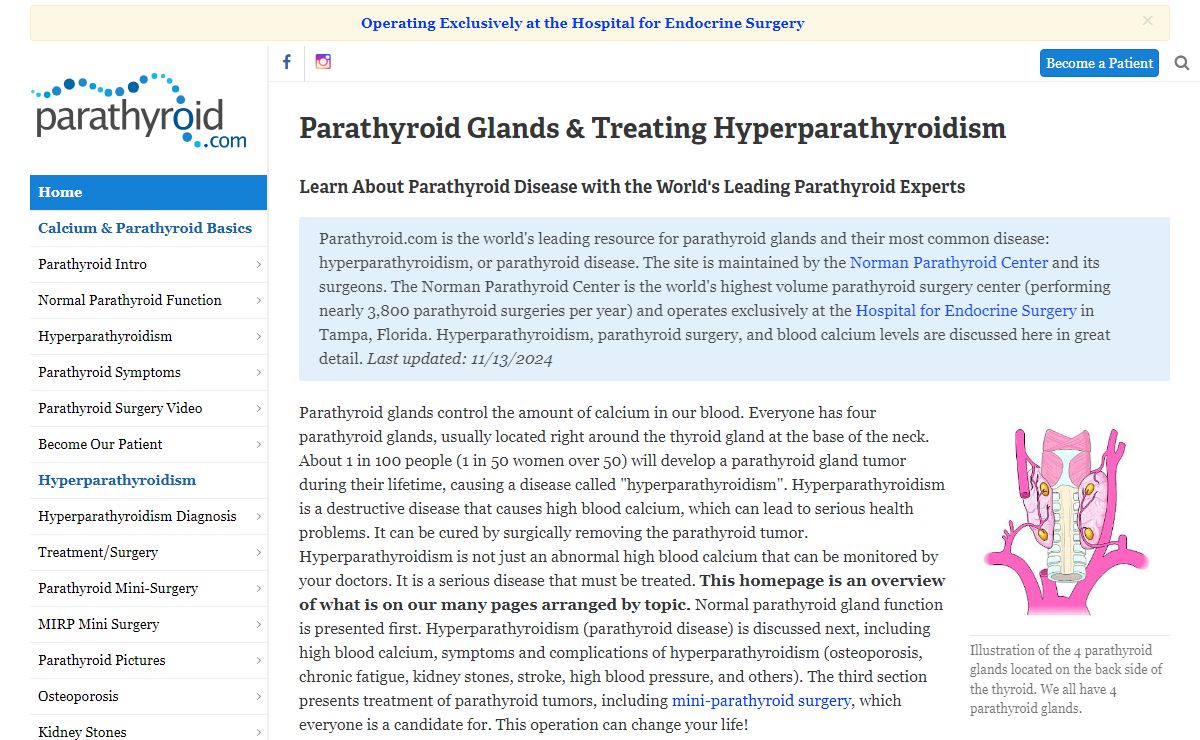 Parathyroid Glands & Hyperparathyroidism Treatment by Experts