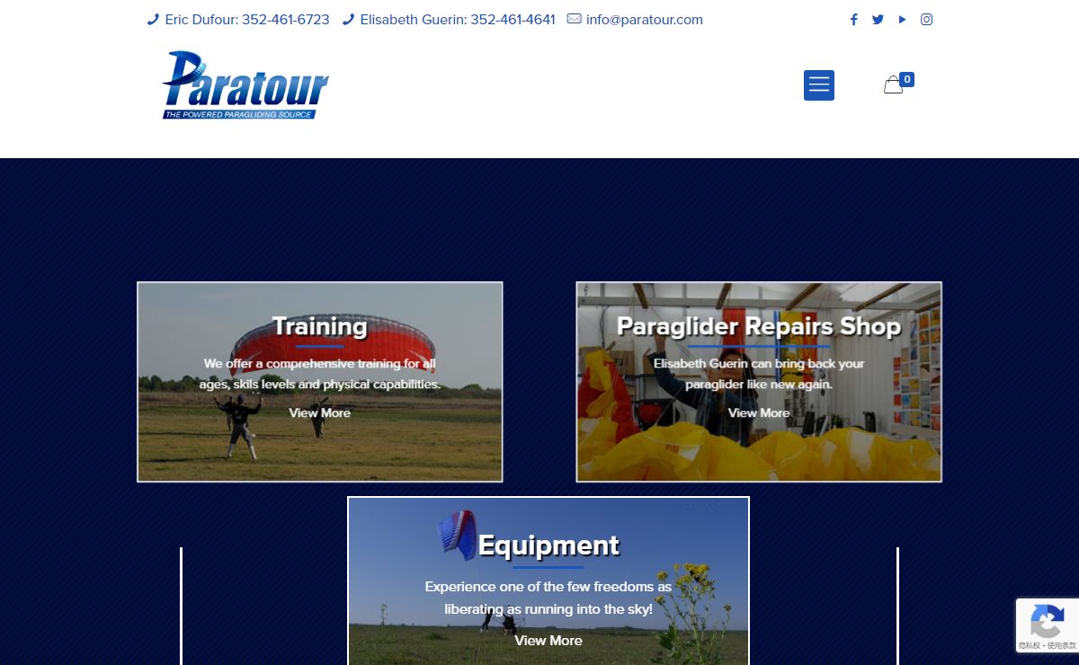 Paratour – Paramotor school and paraglider repair shop