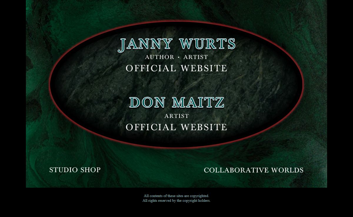 paravia.com | Entrance to the Official Websites of Janny Wurts and Don Maitz