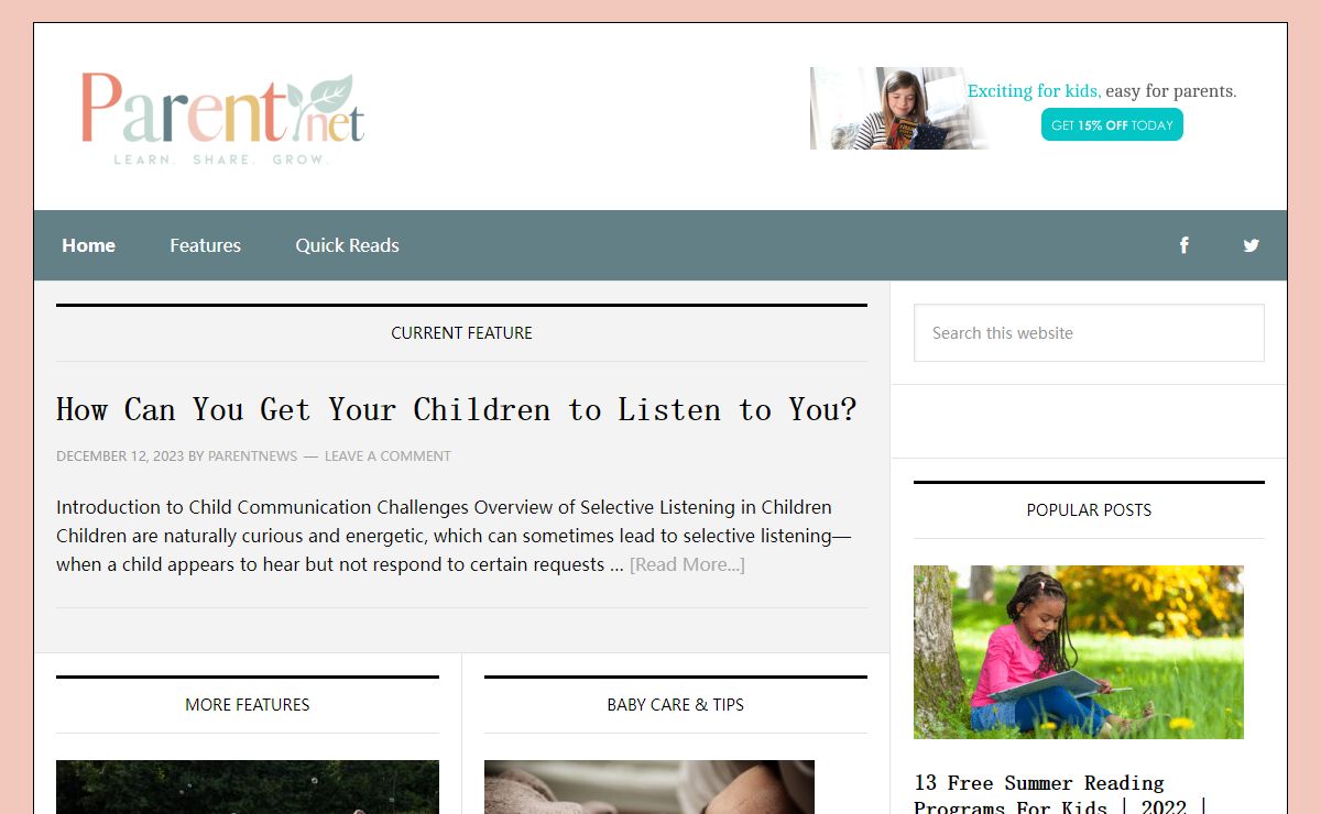 Parent.net - Friendly Parenting Tips & Kid Advice for Families