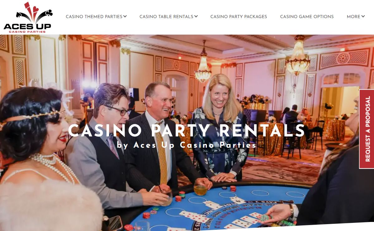 Aces Up Casino Parties | Casino Party Rentals | Casino Entertainment