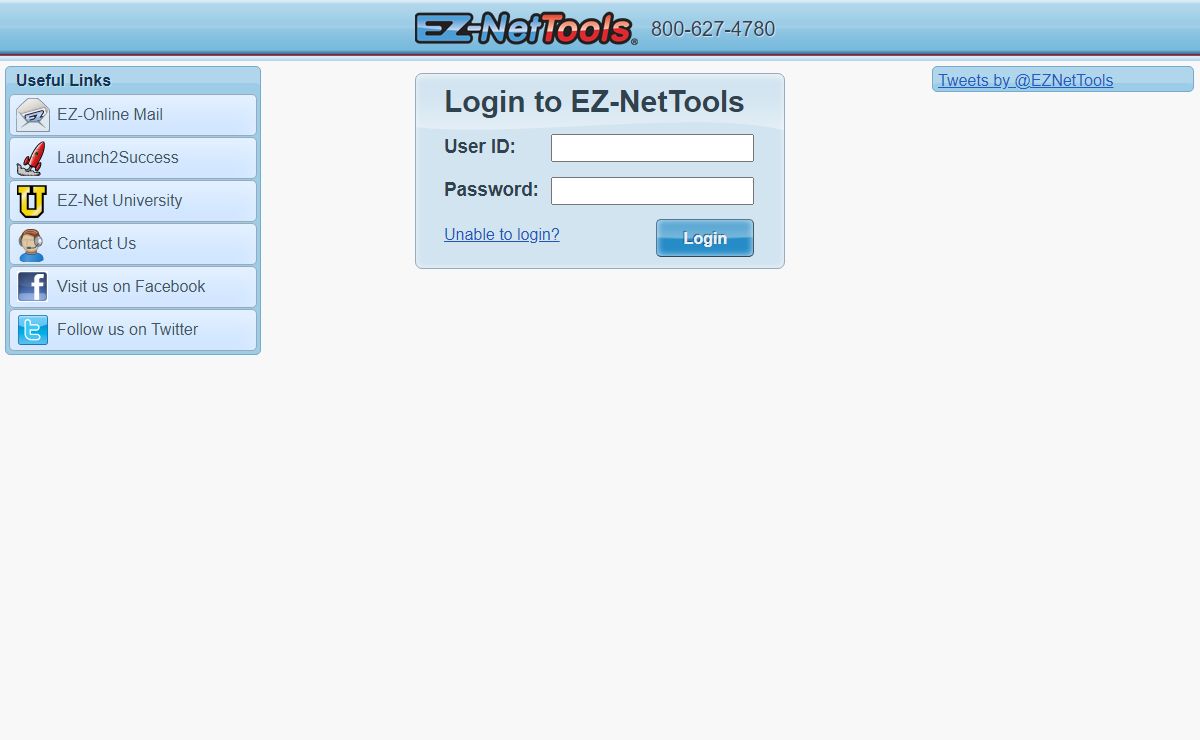 EZ-NetTools - Login