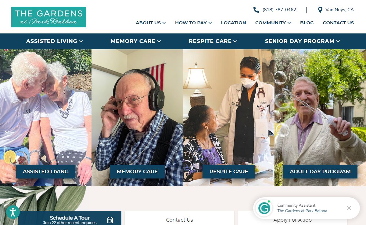 The Gardens at Park Balboa - Senior Living in Van Nuys, CA