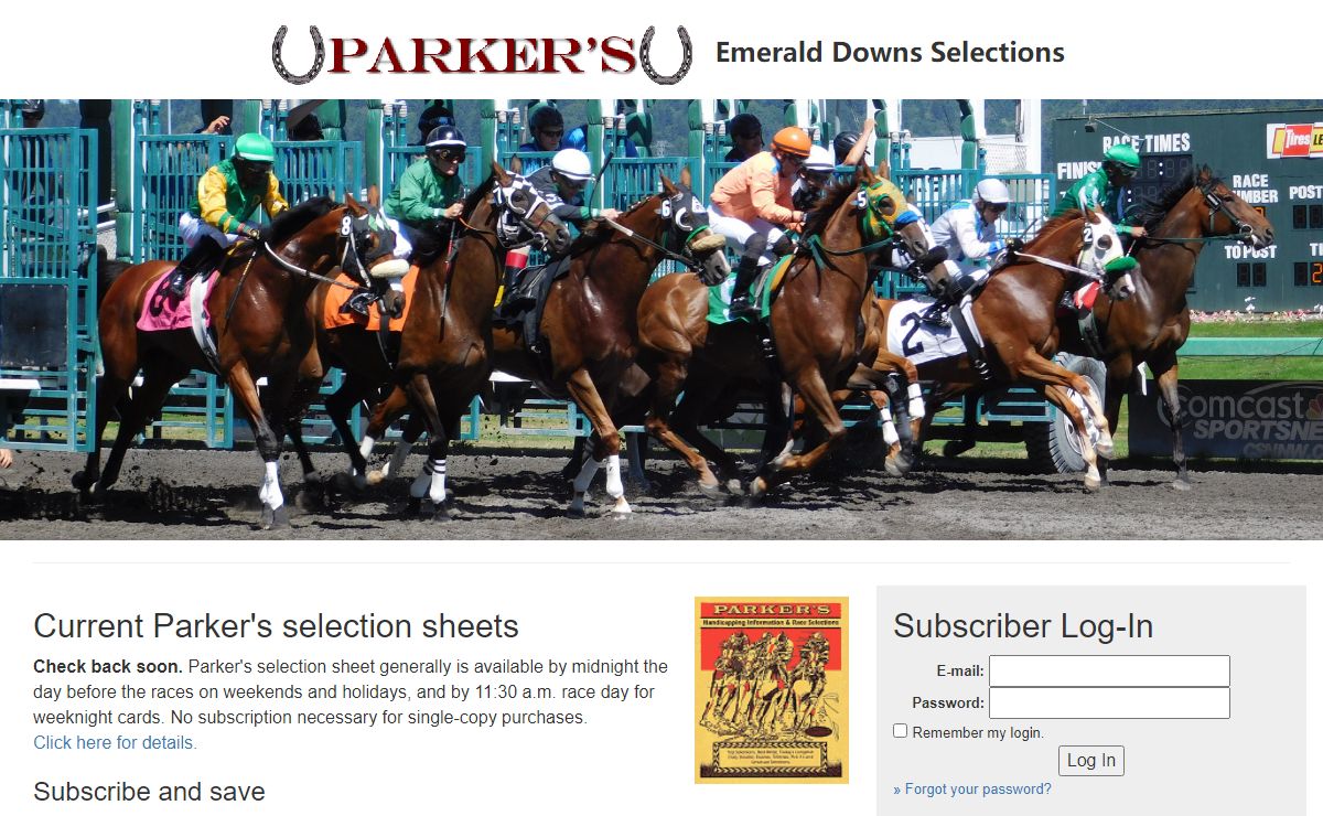 Emerald Downs Picks | Parker's Tip Sheet