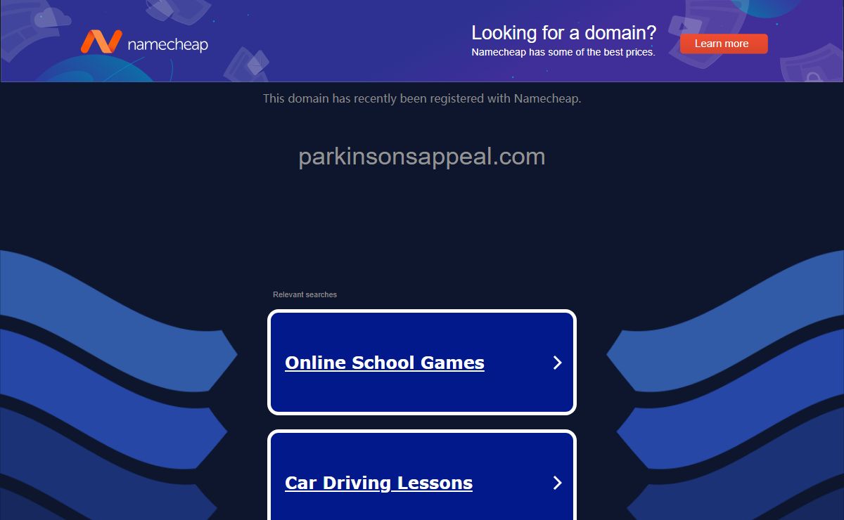 parkinsonsappeal.com - parkinsonsappeal Resources and Information.