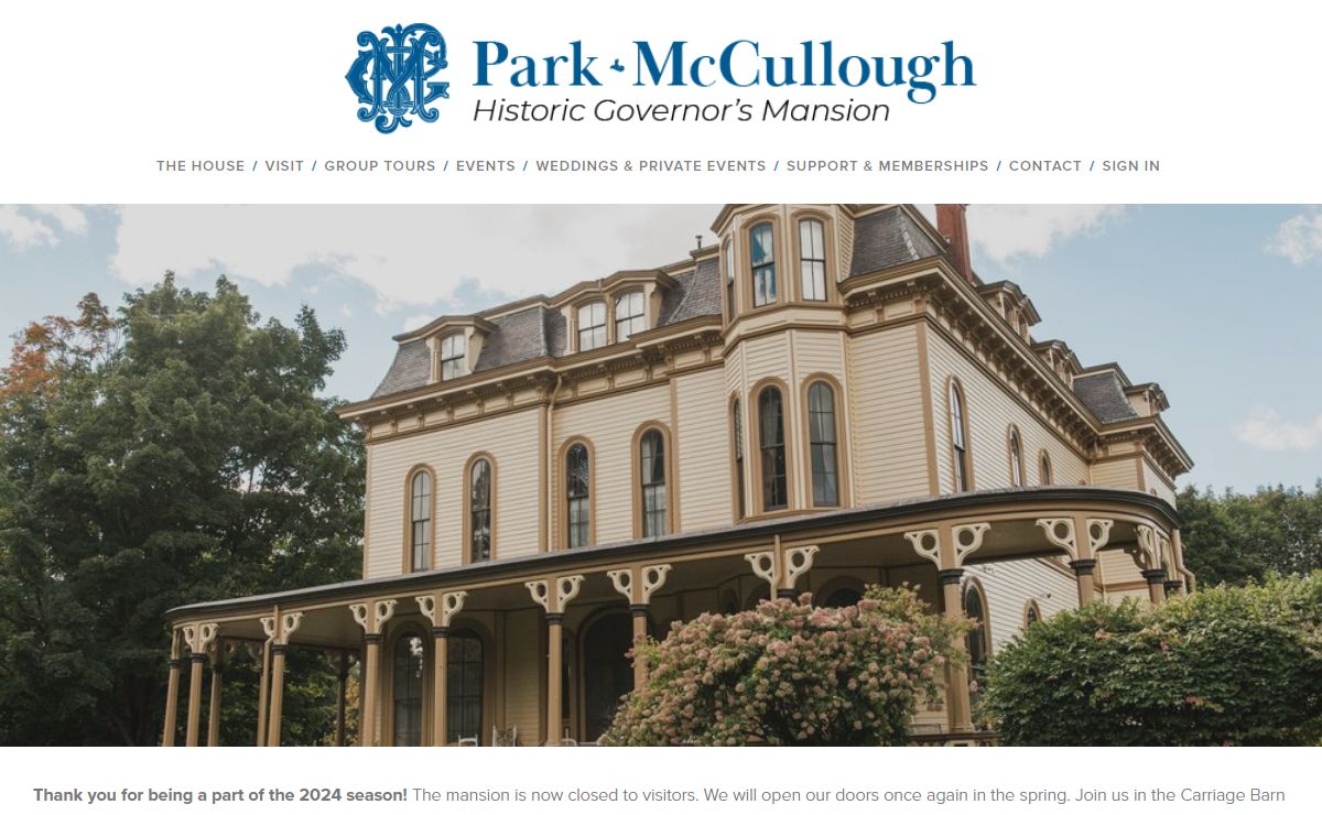 Park-McCullough Historic Governor’s Mansion