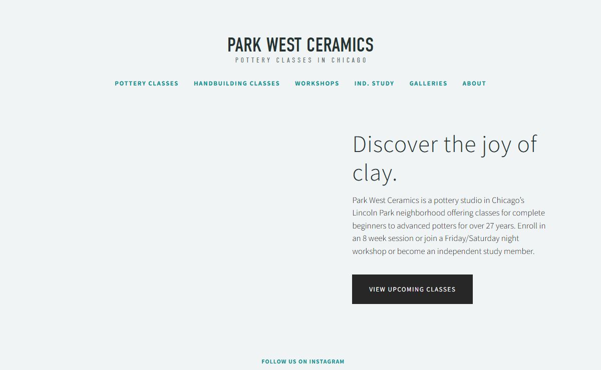 Pottery classes in Chicago - Park West Ceramics