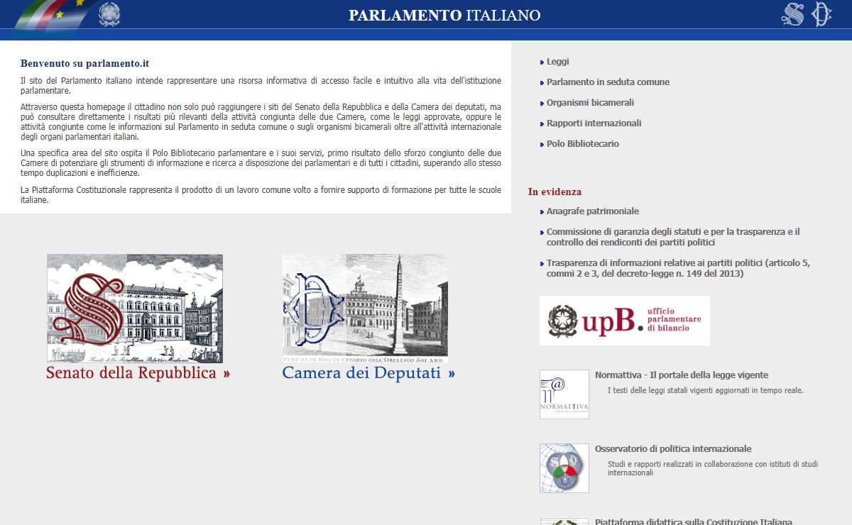 parlamento.it