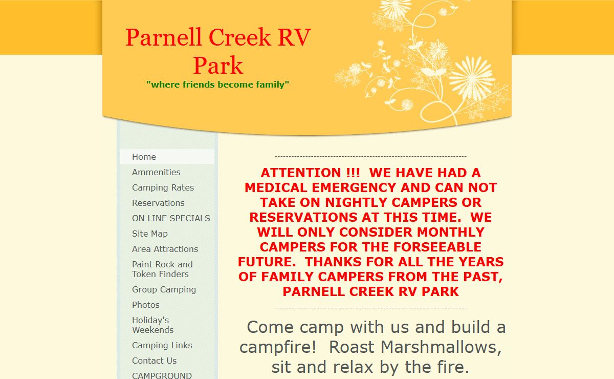 Parnell Creek RV Park - Home