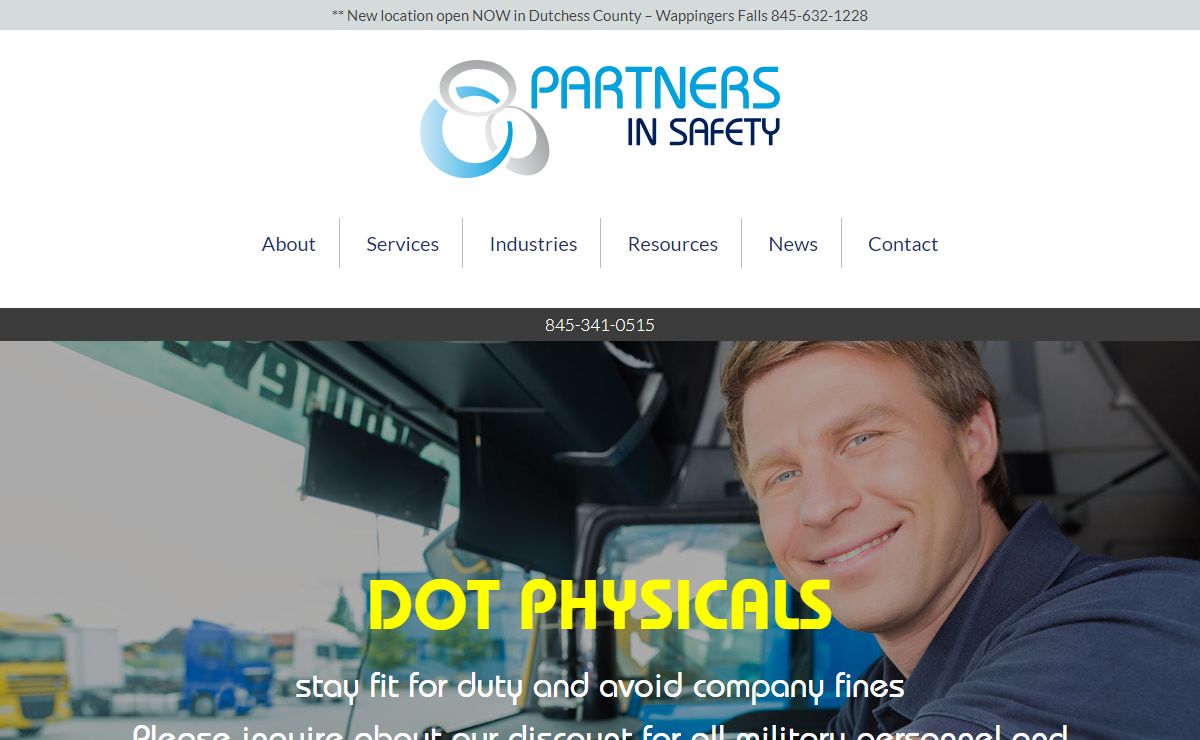 DOT Physicals Dutchess County | Driver Drug Testing Wappingers NY | Partners In Safety