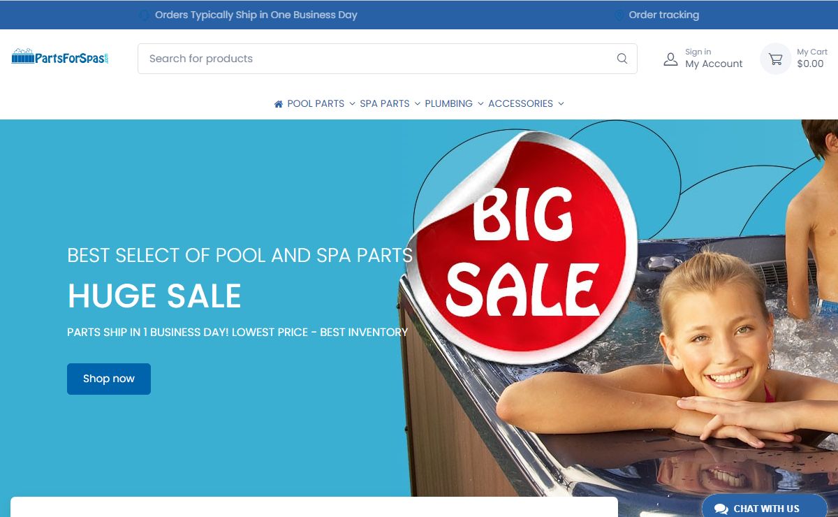 PartsForSpas.com best place for premium hot tub covers & spa parts