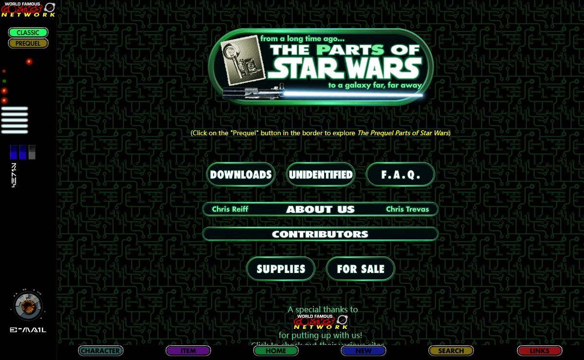------- The Parts of Star Wars --------