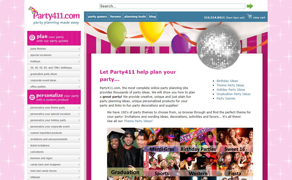 Party411- Party Ideas to help you plan a fun party