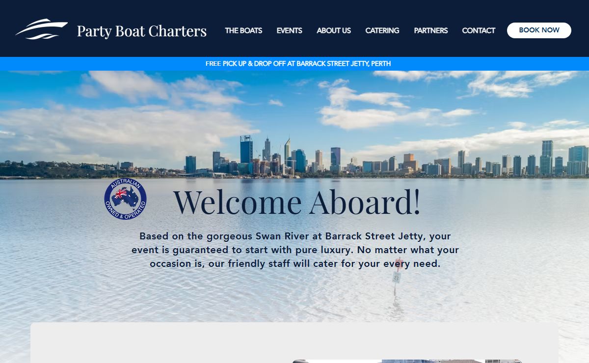 Party Boat Charters | Perth luxury boat hire