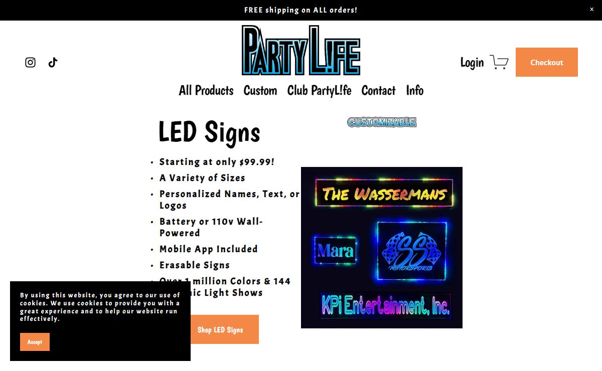 PartyL!fe Products
