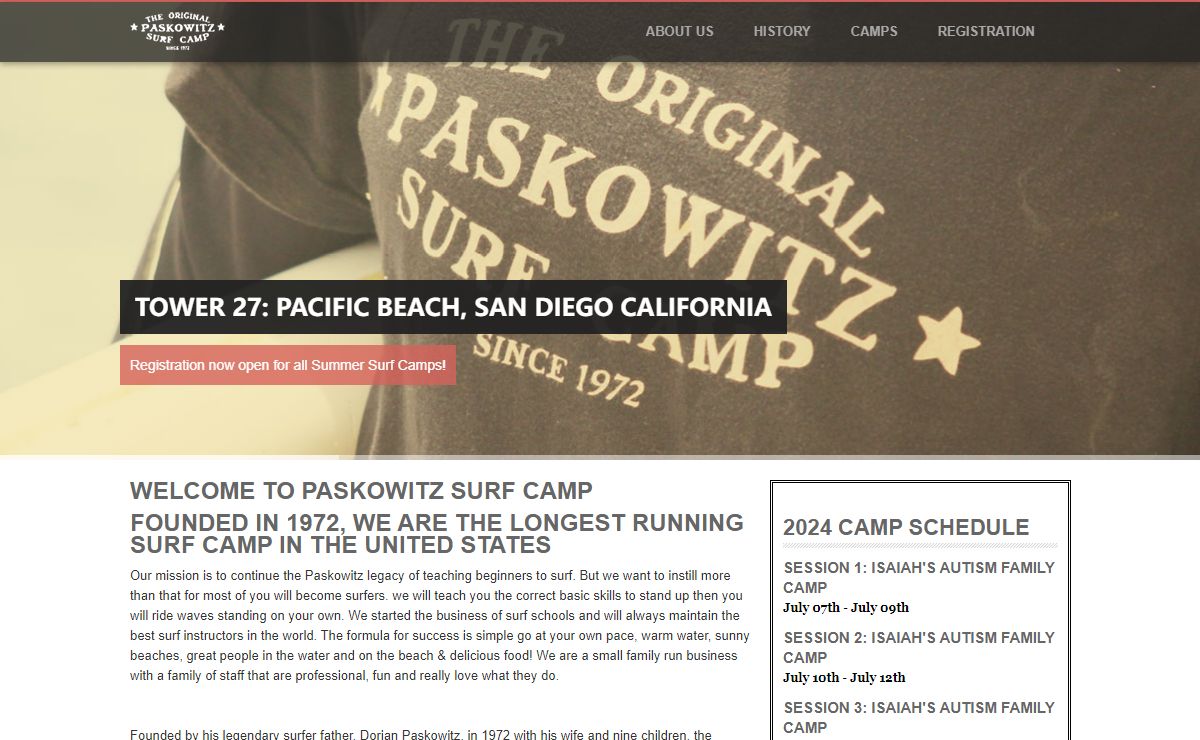 Home | Paskowitz Surf Camp