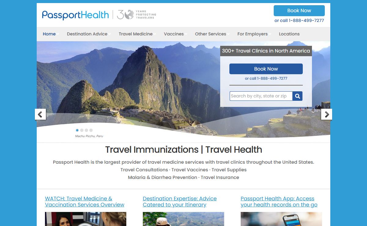 Passport Health | Immunizations | Travel Clinics