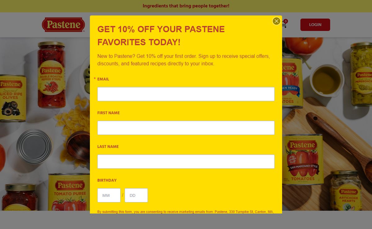 Pastene – Quality Foods Since 1874