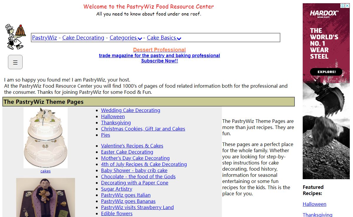 PastryWiz Food Resource Center - Food & Fun starts here!